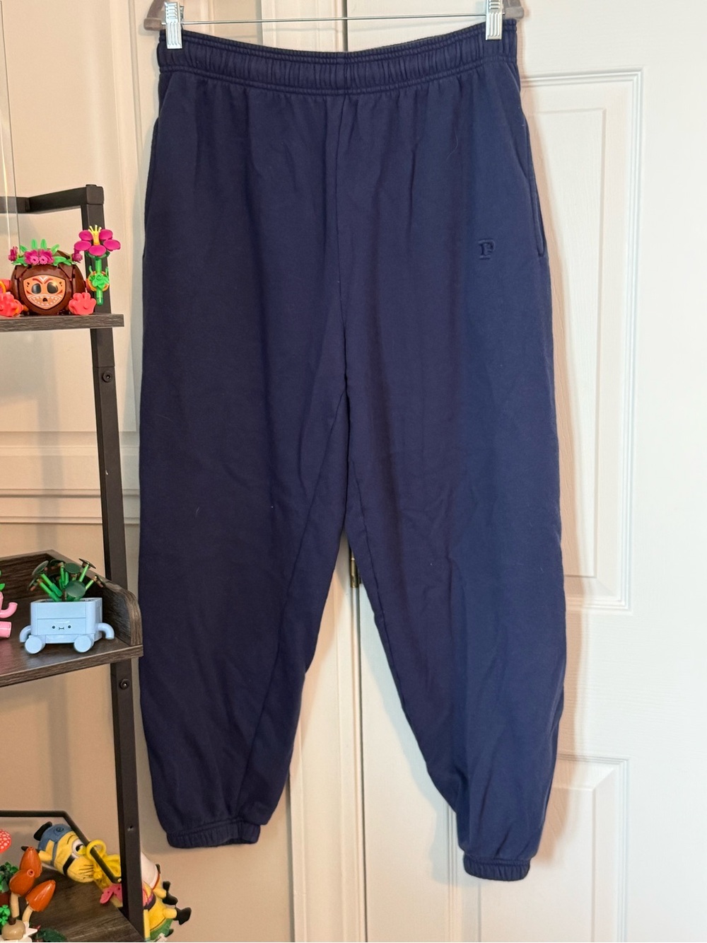 Victoria’s Secret PINK Navy Blue Jogger Sweatpants Women’s Size L